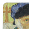 Van Gogh's Self Portrait with Bandaged Ear Coaster Set - DETAIL
