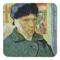 Van Gogh's Self Portrait with Bandaged Ear Coaster Set - FRONT (one)
