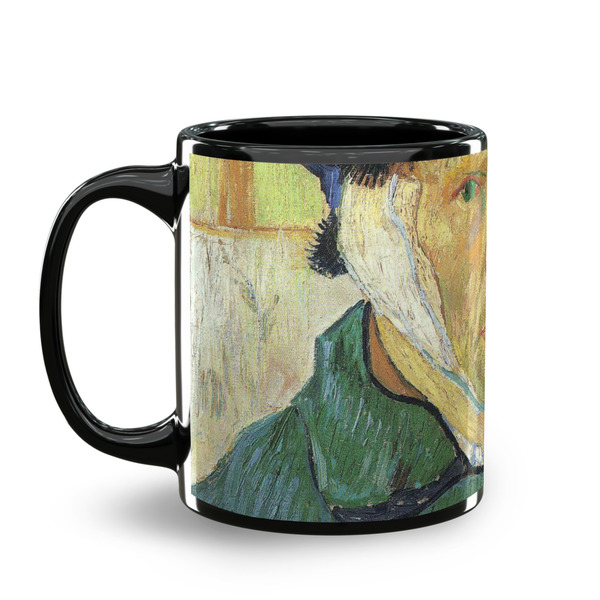 Van Gogh's Self Portrait with Bandaged Ear Coffee Mug - 11 oz - Black