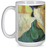 Van Gogh's Self Portrait with Bandaged Ear 15 Oz Coffee Mug - White