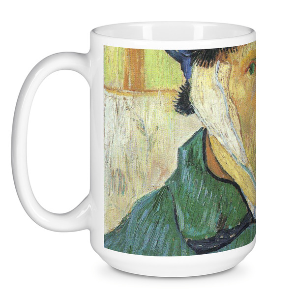 Van Gogh's Self Portrait with Bandaged Ear Coffee Mug - 15 oz - White