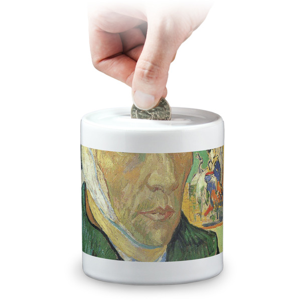 Custom Van Gogh's Self Portrait with Bandaged Ear Coin Bank