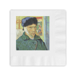 Van Gogh's Self Portrait with Bandaged Ear Coined Cocktail Napkins