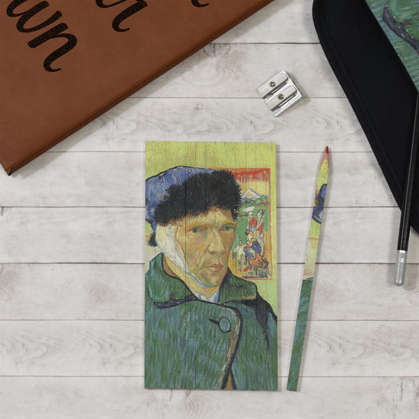 Van Gogh's Self Portrait with Bandaged Ear Colored Pencils - In Context