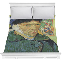 Van Gogh's Self Portrait with Bandaged Ear Comforter - Full / Queen