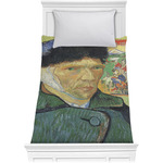 Van Gogh's Self Portrait with Bandaged Ear Comforter - Twin