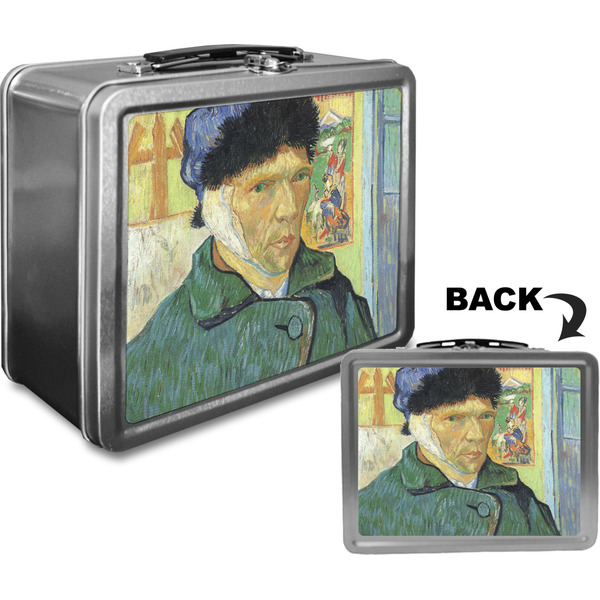 Van Gogh's Self Portrait with Bandaged Ear Custom Lunch Box / Tin Approval