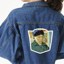 Van Gogh's Self Portrait with Bandaged Ear Large Custom Shape Patch - 2XL