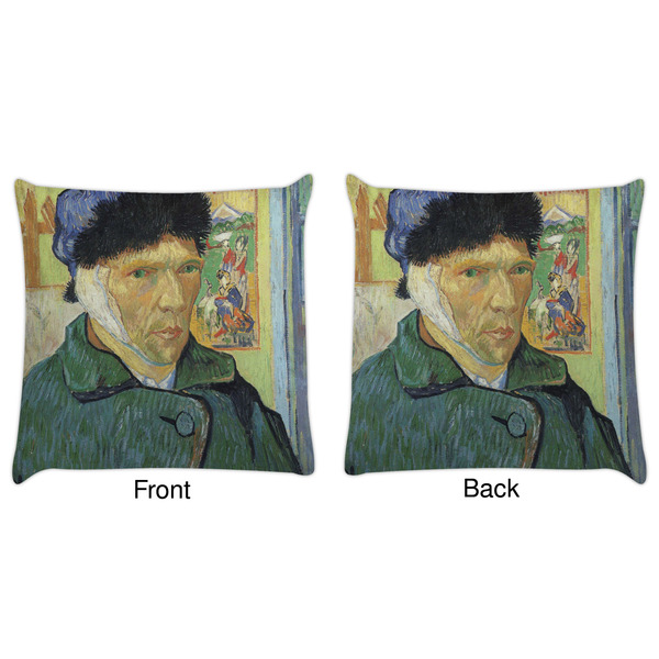 Van Gogh's Self Portrait with Bandaged Ear Decorative Pillow Case - Approval