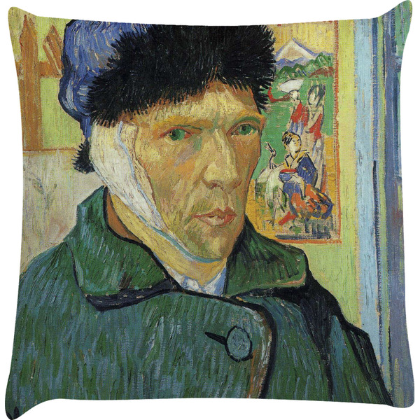 Custom Van Gogh's Self Portrait with Bandaged Ear Decorative Pillow Case