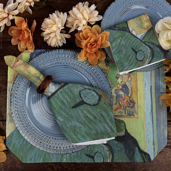 Van Gogh's Self Portrait with Bandaged Ear Dining Set