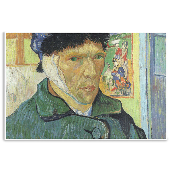 Custom Van Gogh's Self Portrait with Bandaged Ear Disposable Paper Placemats