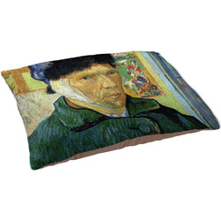 Van Gogh's Self Portrait with Bandaged Ear Indoor Dog Bed - Large