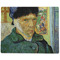 Van Gogh's Self Portrait with Bandaged Ear Dog Food Mat - Large without Bowls