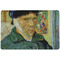 Van Gogh's Self Portrait with Bandaged Ear Dog Food Mat - Small without bowls