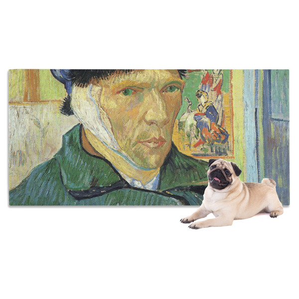 Custom Van Gogh's Self Portrait with Bandaged Ear Dog Towel