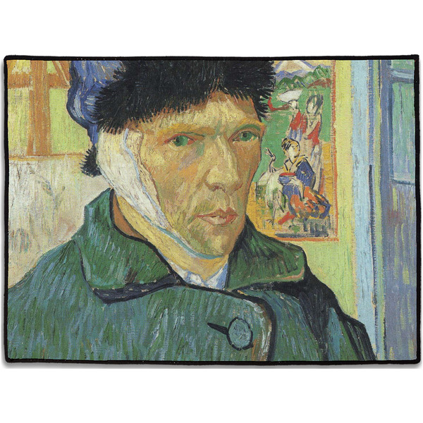 Custom Van Gogh's Self Portrait with Bandaged Ear Door Mat