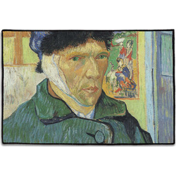 Van Gogh's Self Portrait with Bandaged Ear Door Mat - 36"x24"