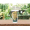Van Gogh's Self Portrait with Bandaged Ear Double Wall Tumbler with Straw - Lifestyle