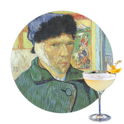 Van Gogh's Self Portrait with Bandaged Ear Printed Drink Topper