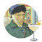 Van Gogh's Self Portrait with Bandaged Ear Drink Topper - Large - Single with Drink