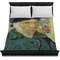 Van Gogh's Self Portrait with Bandaged Ear Duvet Cover - Queen - On Bed - No Prop