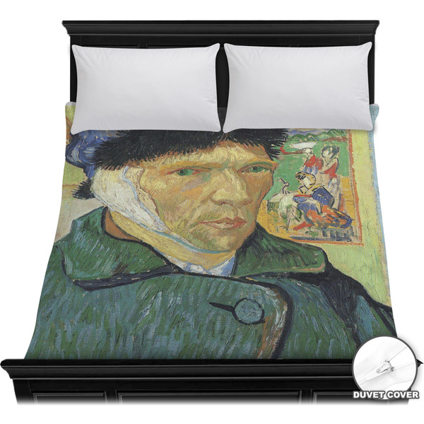 Custom Van Gogh's Self Portrait with Bandaged Ear Duvet Cover - Full / Queen