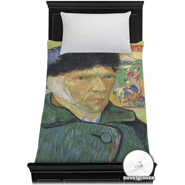Custom Van Gogh's Self Portrait with Bandaged Ear Duvet Cover - Twin