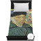 Van Gogh's Self Portrait with Bandaged Ear Duvet Cover - Twin - On Bed