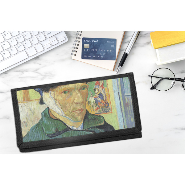 Van Gogh's Self Portrait with Bandaged Ear DyeTrans Checkbook Cover - LIFESTYLE