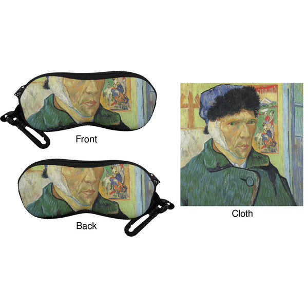 Van Gogh's Self Portrait with Bandaged Ear Eyeglass Case & Cloth (Approval)