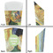 Van Gogh's Self Portrait with Bandaged Ear French Fry Favor Box - Front & Back View