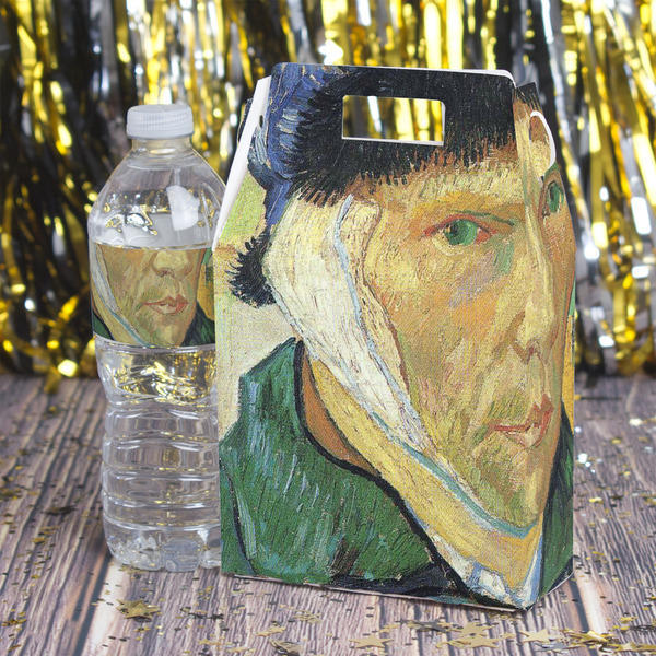 Van Gogh's Self Portrait with Bandaged Ear Gable Favor Box - In Context