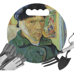Van Gogh's Self Portrait with Bandaged Ear Gardening Knee Cushion