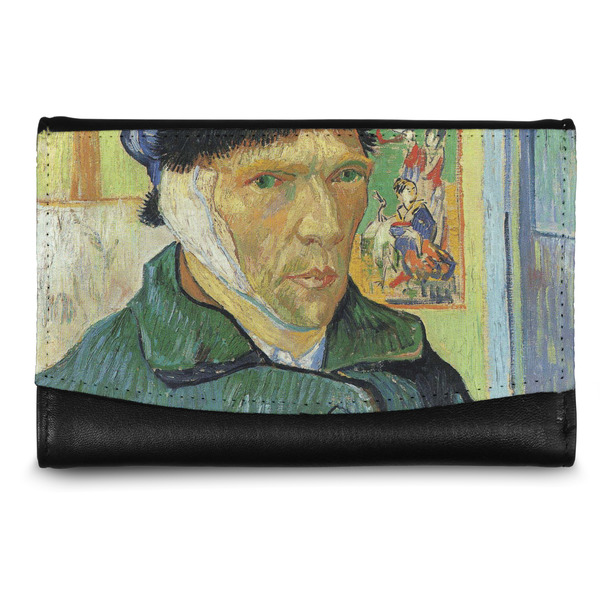 Custom Van Gogh's Self Portrait with Bandaged Ear Genuine Leather Women's Wallet - Small