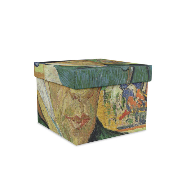 Custom Van Gogh's Self Portrait with Bandaged Ear Gift Box with Lid - Canvas Wrapped - Small