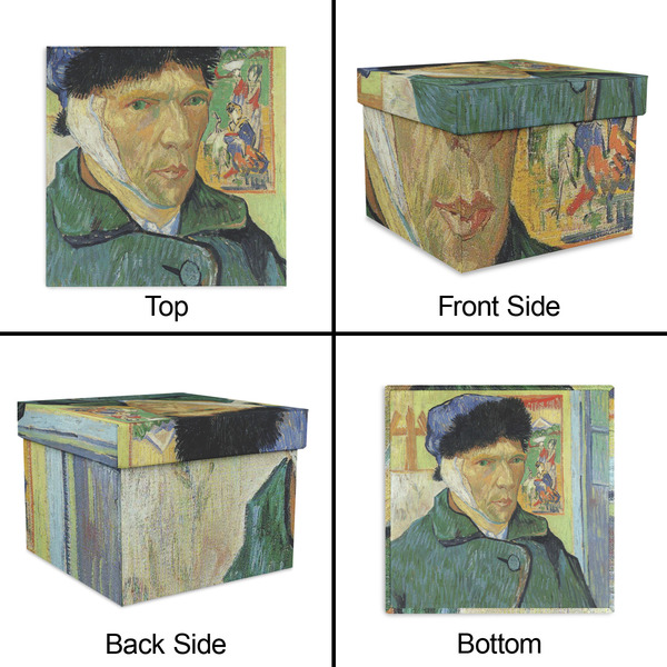 Van Gogh's Self Portrait with Bandaged Ear Gift Boxes with Lid - Canvas Wrapped - XX-Large - Approval