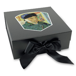 Van Gogh's Self Portrait with Bandaged Ear Gift Box with Magnetic Lid - Black