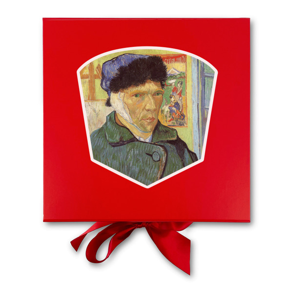 Van Gogh's Self Portrait with Bandaged Ear Gift Boxes with Magnetic Lid - Red - Approval