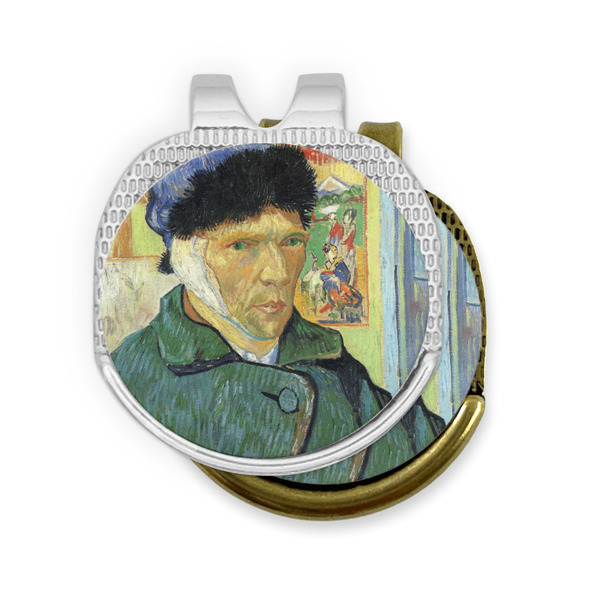 Van Gogh's Self Portrait with Bandaged Ear Golf Ball Marker Hat Clip - PARENT/MAIN