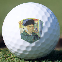 Van Gogh's Self Portrait with Bandaged Ear Golf Balls - Non-Branded - Set of 3