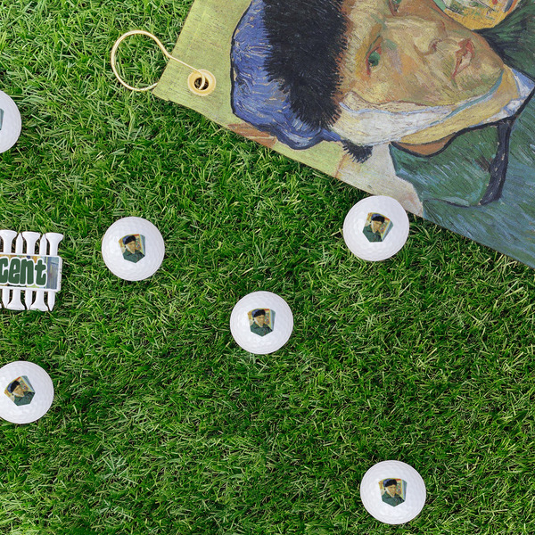 Van Gogh's Self Portrait with Bandaged Ear Golf Balls - Generic - Set of 12 - LIFESTYLE