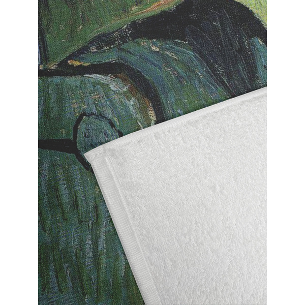 Van Gogh's Self Portrait with Bandaged Ear Golf Towel - DETAIL (Small Full Print)