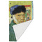 Van Gogh's Self Portrait with Bandaged Ear Golf Towel - Folded (Large)