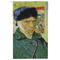 Van Gogh's Self Portrait with Bandaged Ear Golf Towel - Front (Large)