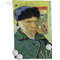 Van Gogh's Self Portrait with Bandaged Ear Golf Towel (Personalized) - FRONT (Small Full Print)