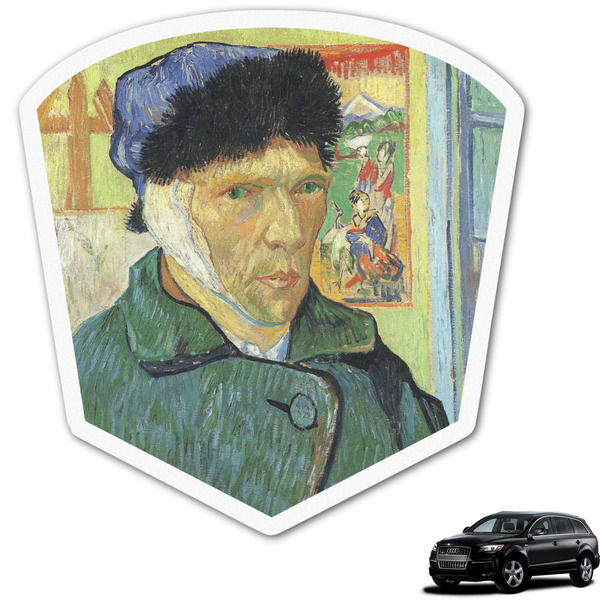 Custom Van Gogh's Self Portrait with Bandaged Ear Graphic Car Decal - Custom Size