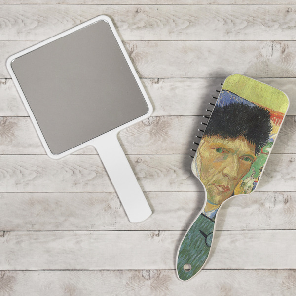 Van Gogh's Self Portrait with Bandaged Ear Hair Brush - In Context