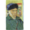 Van Gogh's Self Portrait with Bandaged Ear Hand Towel - Full View