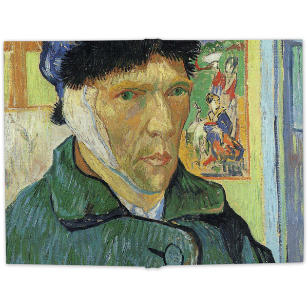 Van Gogh's Self Portrait with Bandaged Ear Hard Cover Journal - Apvl